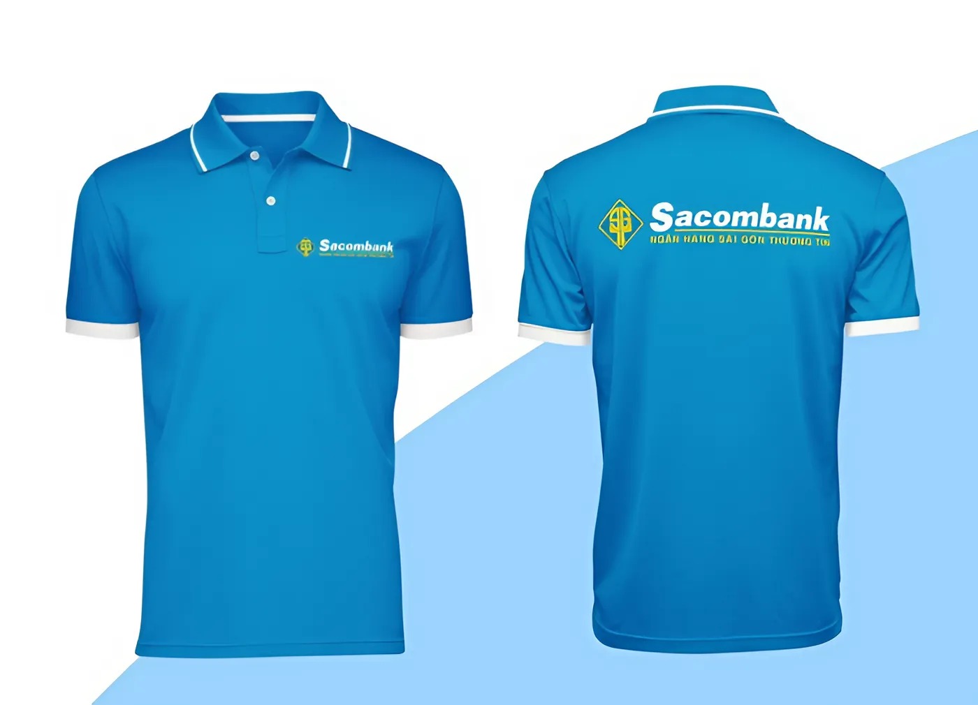 Mẫu đồng phục sacombank dành cho giao dịch viên