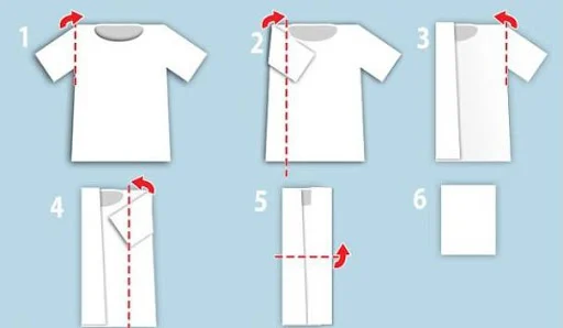 5 Cách Xếp Áo Thun Nhanh Gọn, Không Nhăn Chuẩn Chuyên Gia 4 Cách xếp áo thun nhanh