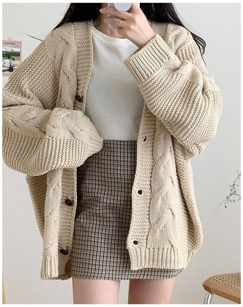 Phối đồ với áo cardigan nữ