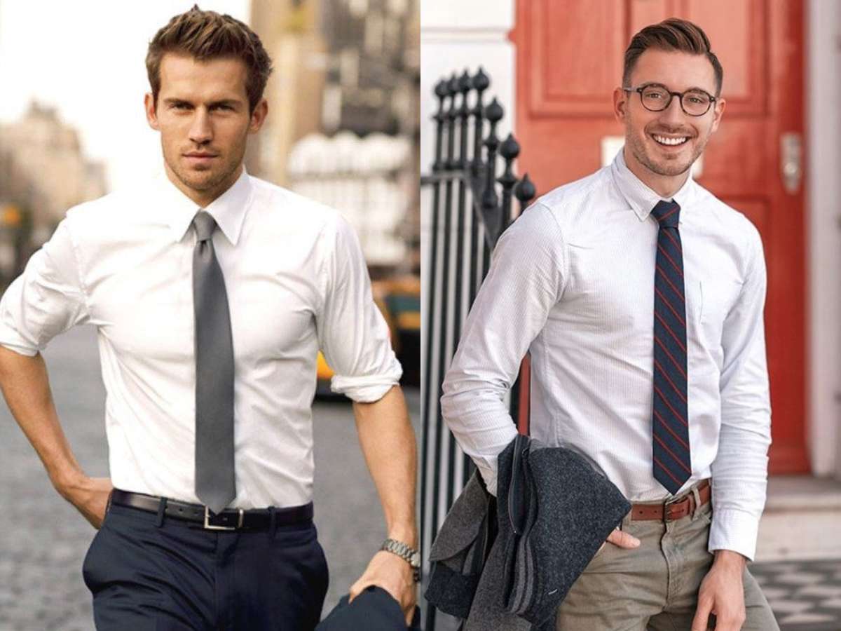 Cách Phối Cà Vạt Với Áo Sơ Mi Chuẩn Quý Ông Từ Chuyên Gia 1 Áo sơ mi xanh cà vạt màu gì