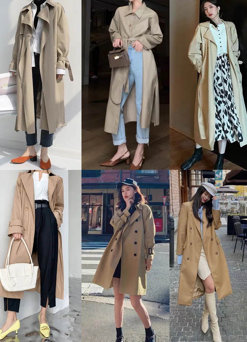 15+ Cách Phối Đồ Với Áo Măng Tô Kaki Nữ Sành Điệu 7 cách phối đồ với áo măng tô kaki nữ và quần jeans