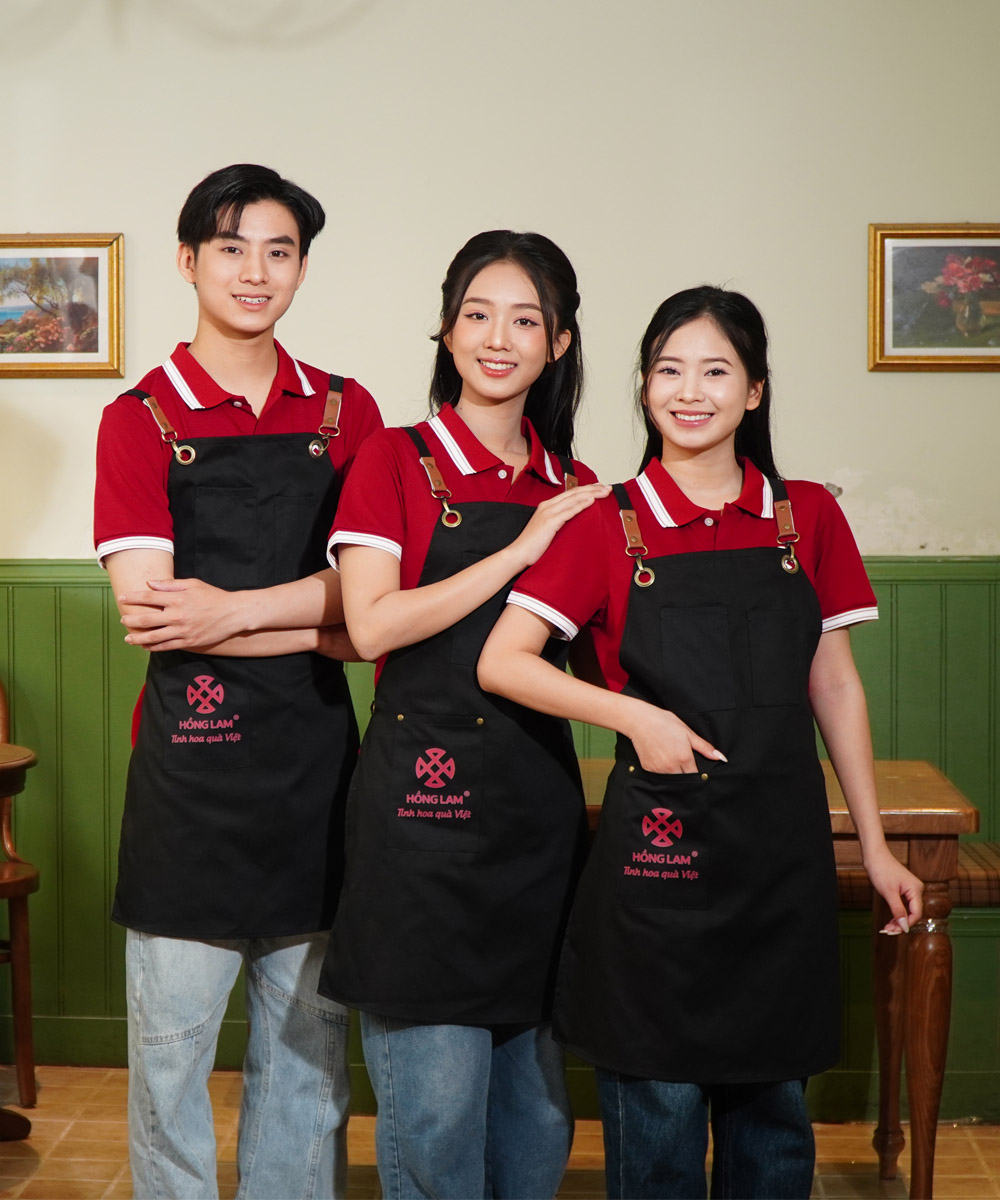 Mẫu Đồng Phục Lotteria Đẹp & Báo Giá May Tại Xưởng Cocolu 5 Chất liệu may đồng phục nhà hàng