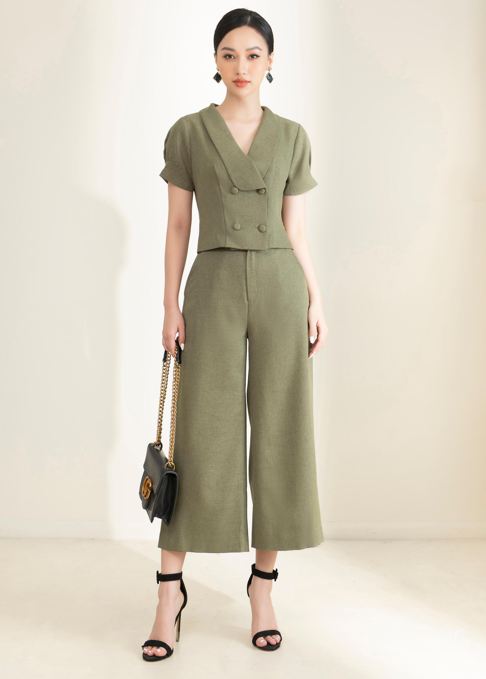 đồ bộ công sở peplum che khuyết điểm