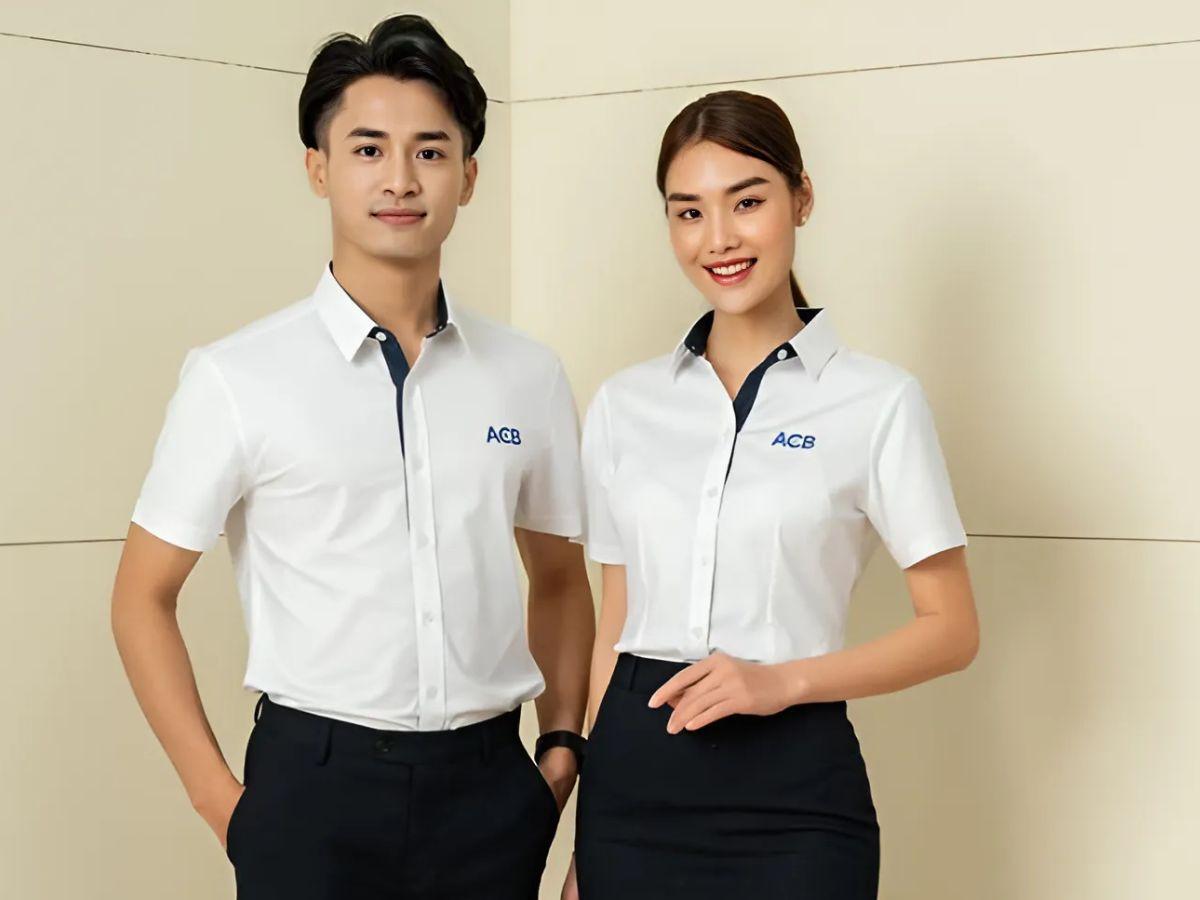Áo sơ mi đồng phục ACB cho nam