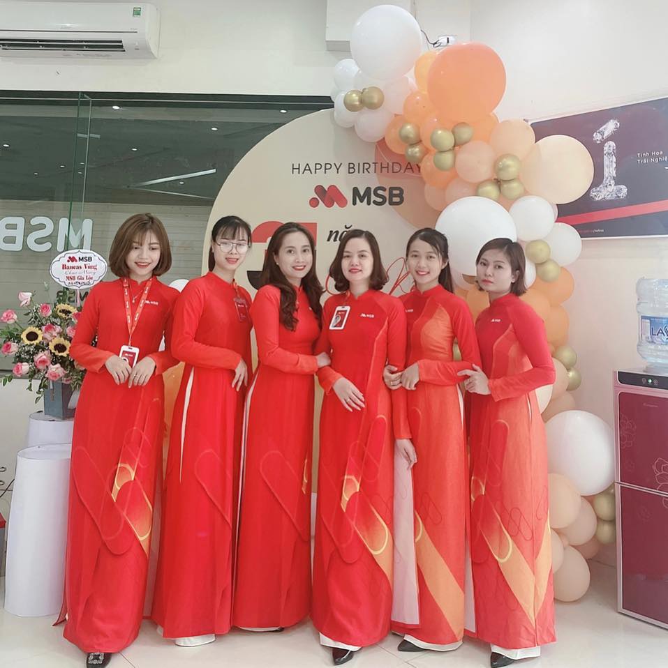 Áo dài đồng phục MSB