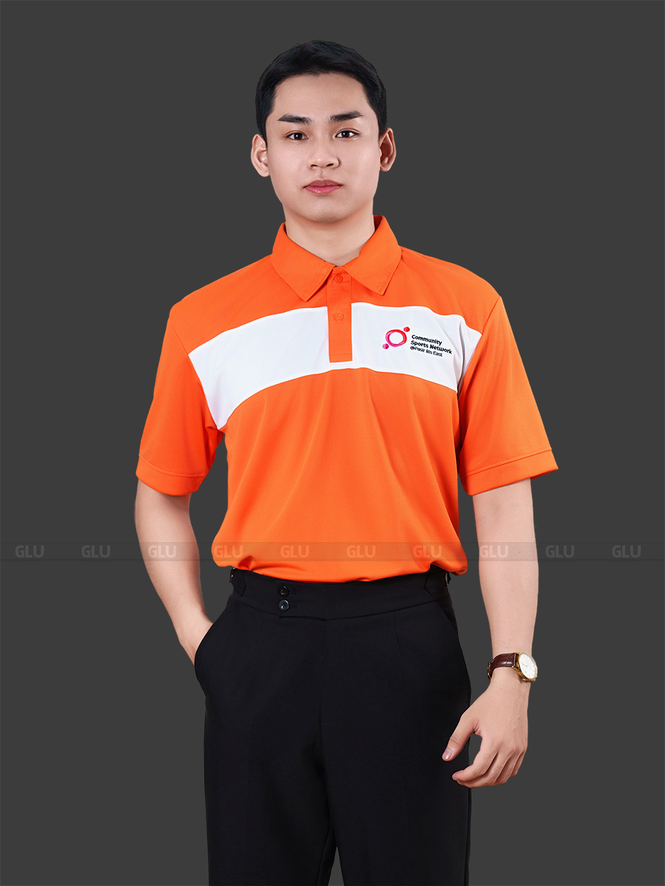 Đồng phục công ty màu cam