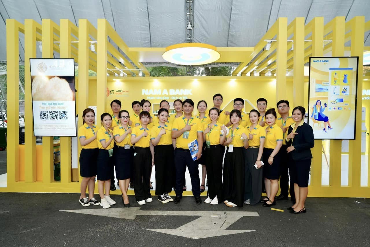 Áo dài đồng phục Nam Á Bank