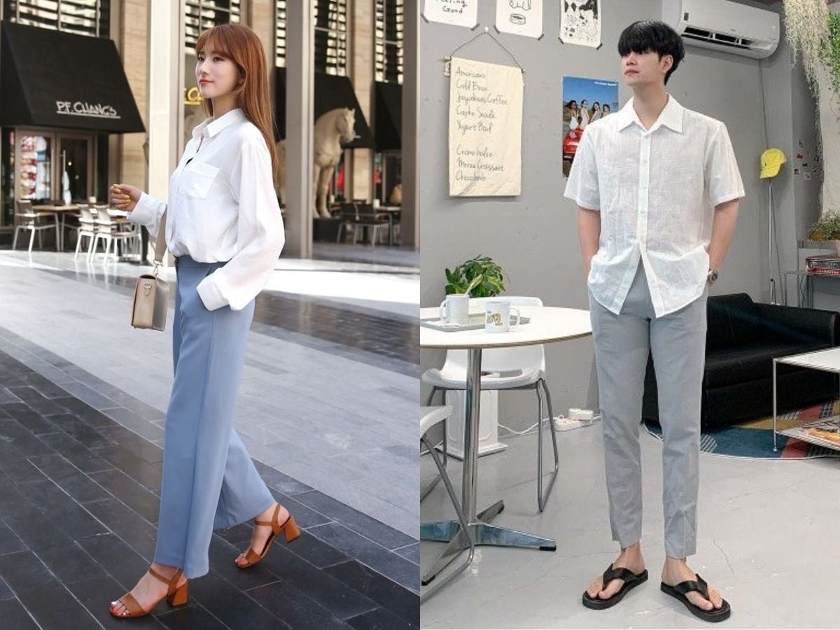 cách mặc áo sơ mi giấu quần