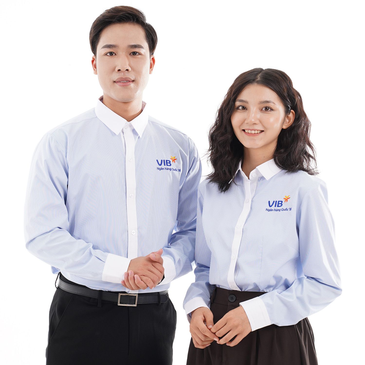 Trọn Bộ Đồng Phục VIB Và Kinh Nghiệm Chọn Xưởng May 4 Áo thun đồng phục VIB màu cam năng động