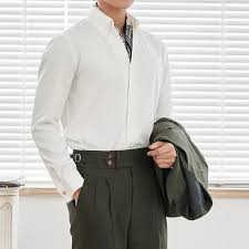 Áo sơ mi cổ Cuba phóng khoáng