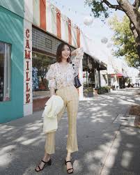 Kiểu sơ vin nửa vạt trước