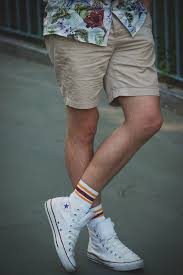 phối đồ với giày converse cổ cao nam