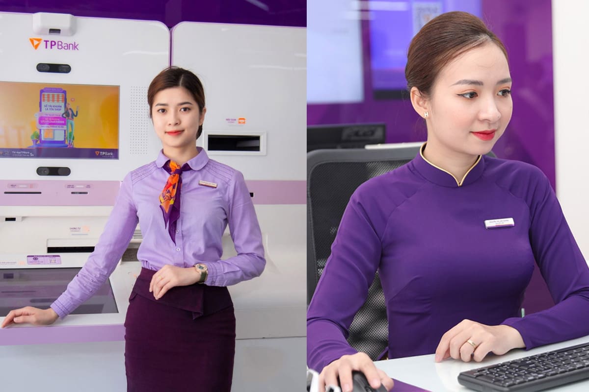 Đồng Phục TPBank Giải Mã Thiết Kế Và Xưởng May Uy Tín 4 Màu áo TPBank