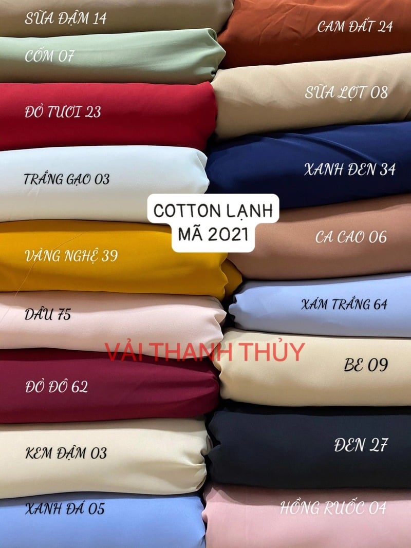 Vải Cotton Lạnh Là Gì? Giải Mã Chất Liệu Cứu Tinh Mùa Hè 1 Vải cotton lạnh là vải gì