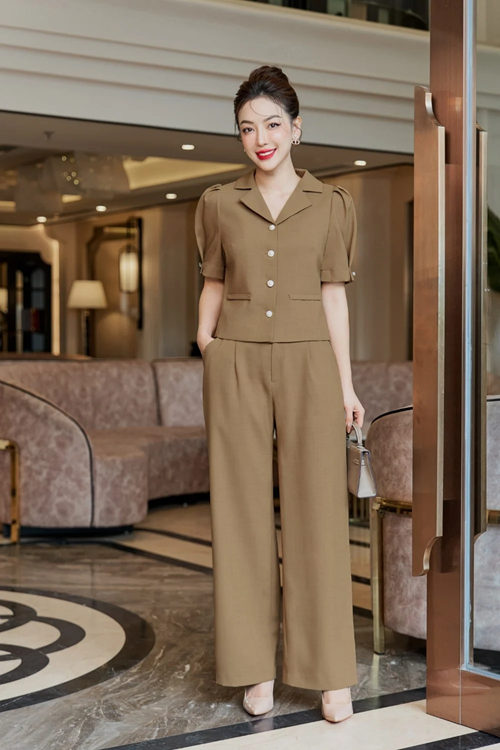 phối đồ với blazer