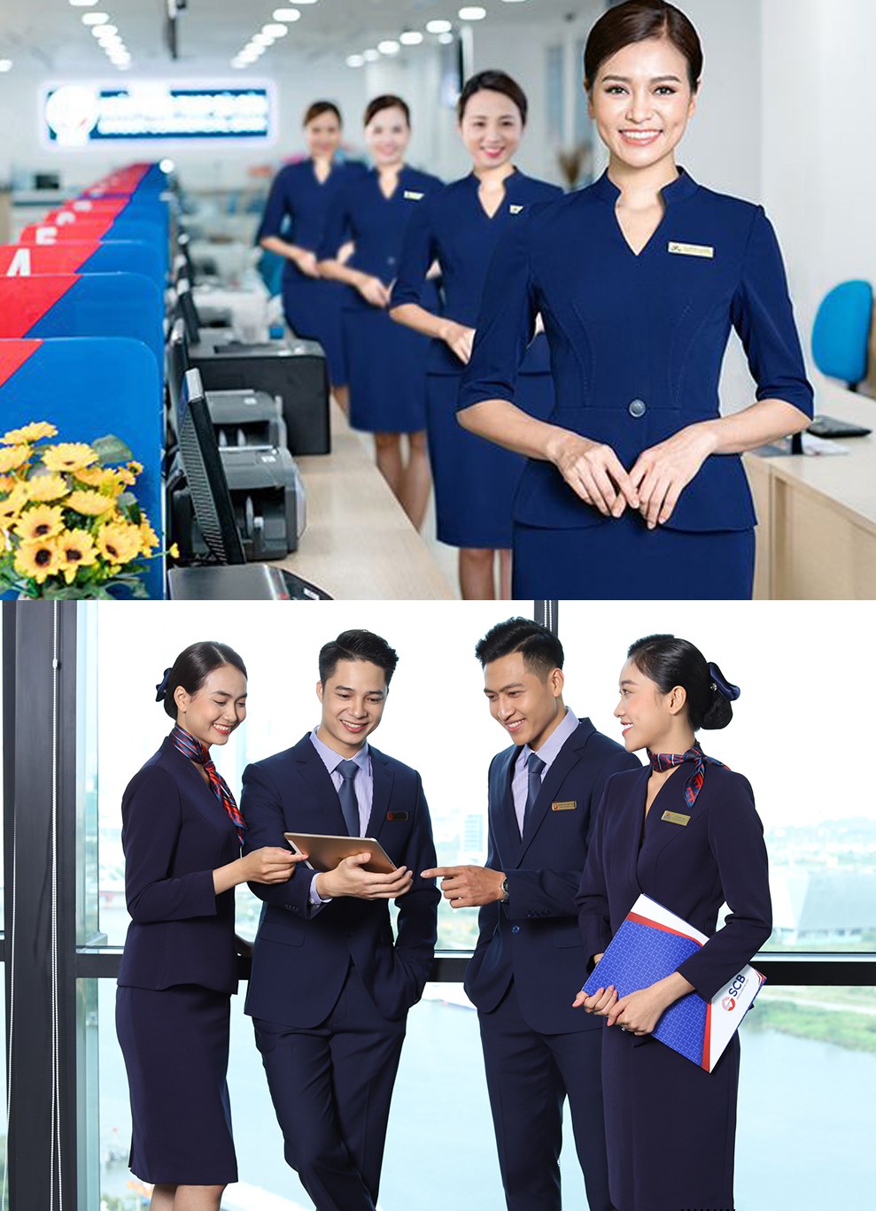 20+ Mẫu Đồng Phục Ngân Hàng Đẹp Chuyên Nghiệp Nhất 4 May đồng phục ngân hàng chất lượng