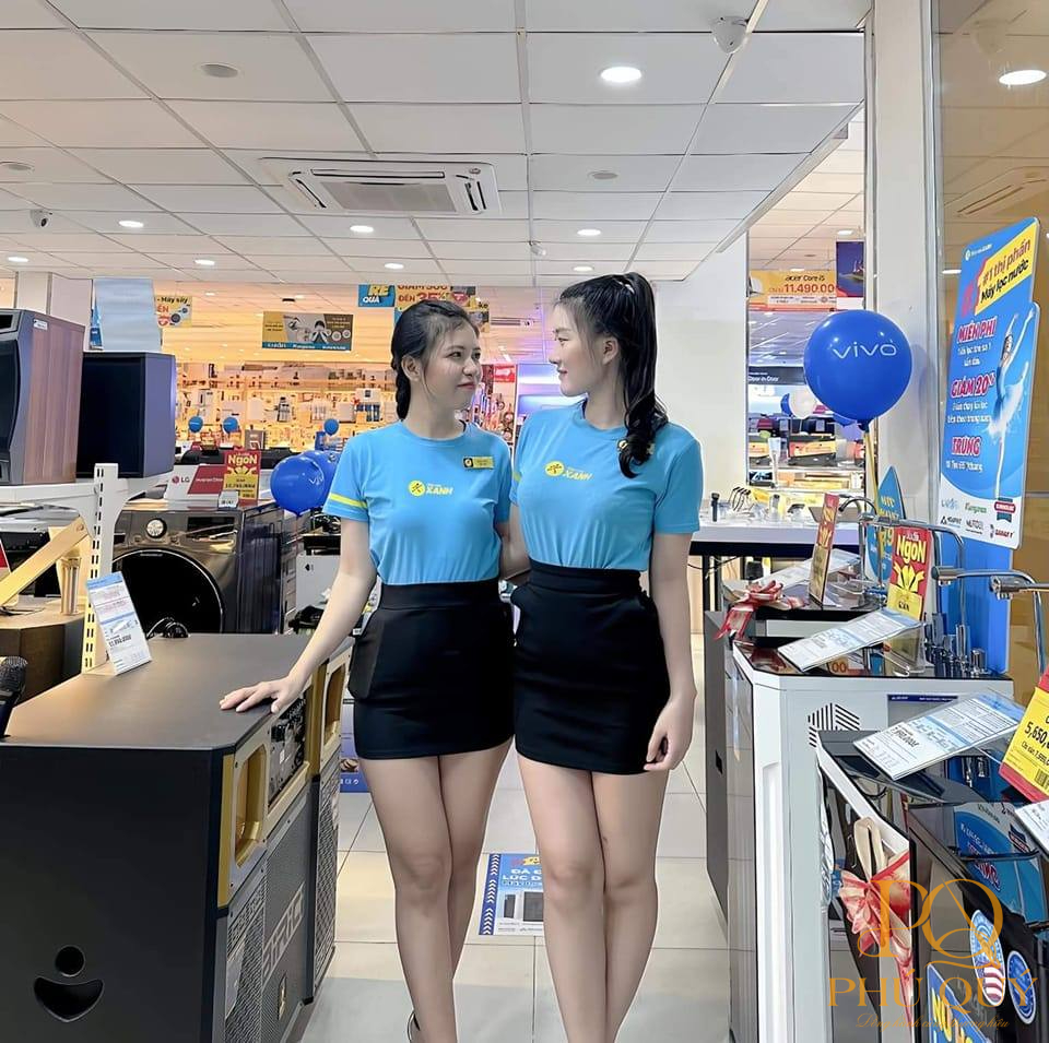 Đồng phục nữ điện máy xanh