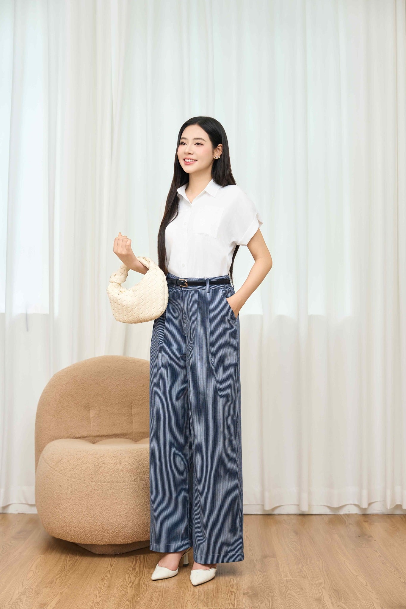 15+ Style Quần Áo Cho Người Gầy Nữ Giúp Hack Dáng Đỉnh Cao 5 Cách phối đồ với quần suông cho người gầy