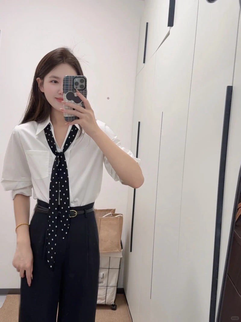Cách thắt nơ áo sơ mi